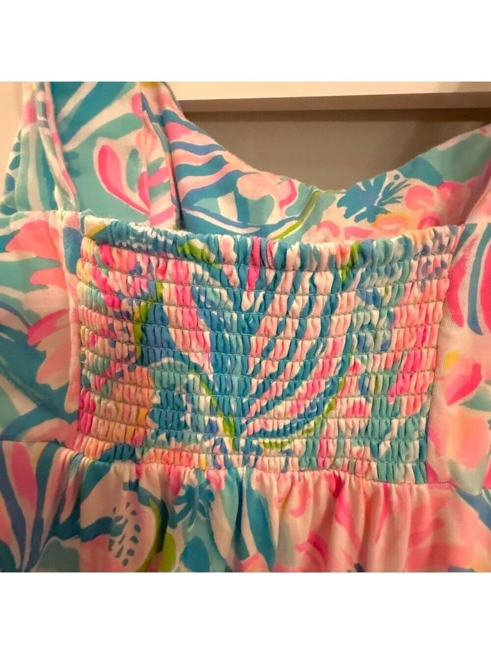 LILLY PULITZER Maleka Maxi Dress with Bow Straps. Size M - Picture 7 of 8